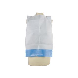 Esslätzchen, Auffangbeutel, 66 x 37 cm, blau/weiß Pack à 50 Stück
