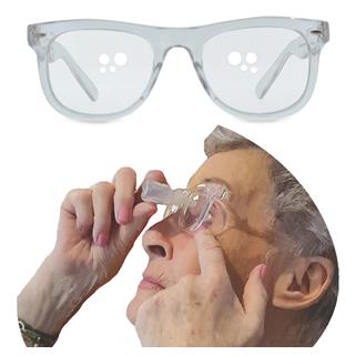 EyeDrop Brille für Augentropfen