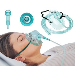 Sauerstoffmasken, für Erwachsene, 210 cm Schlauch, DEHP-frei