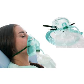 Sauerstoffmaske, hohe Konzentration, DEHP-frei