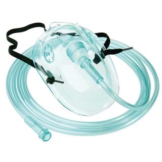 Sauerstoffmasken, für Erwachsene, 210 cm Schlauch, DEHP-frei