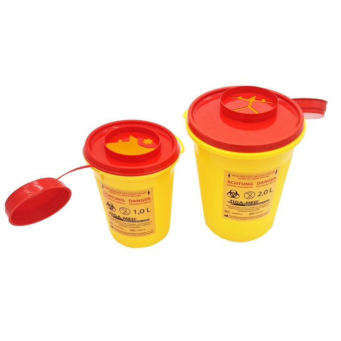 Abwurfbehälter 1 Liter / 2 Liter
