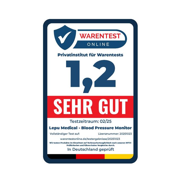 Armfit Plus Oberarm-Blutdruckmessgerät mit EKG-Messfunktion