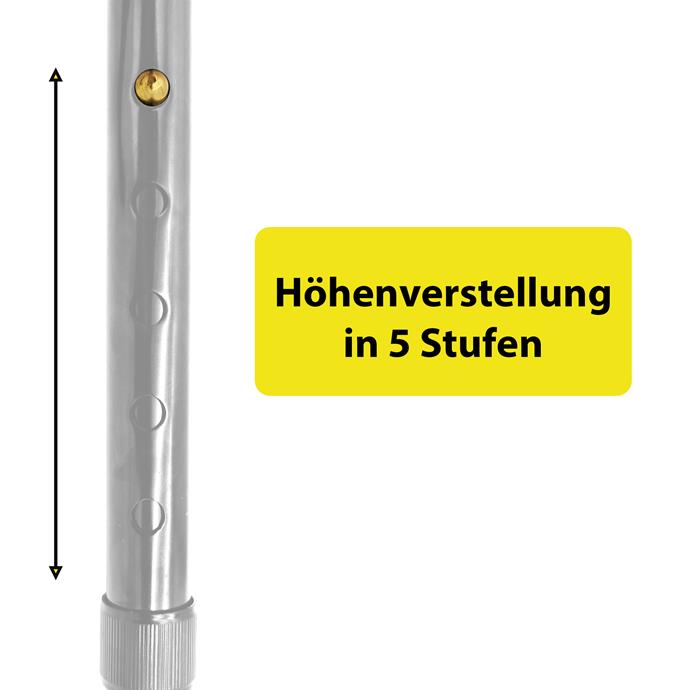 Gehstock, Aluminium
