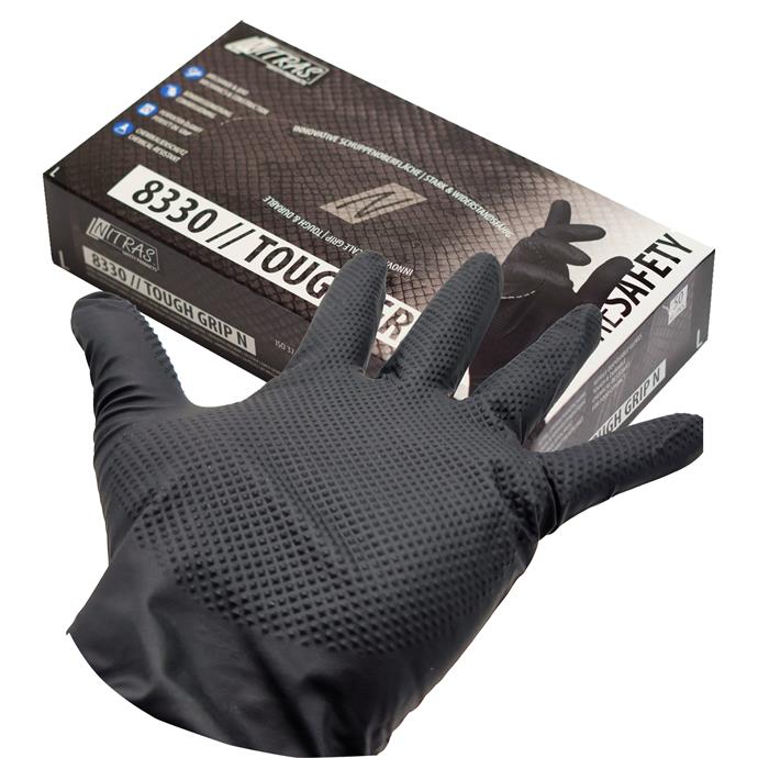 Tough Grip Nitril-Handschuhe, Pack à 50 Stück