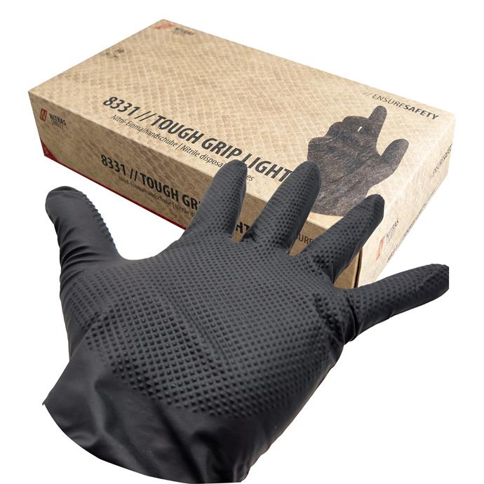 Tough Grip Nitril-Handschuhe, Pack à 50 Stück