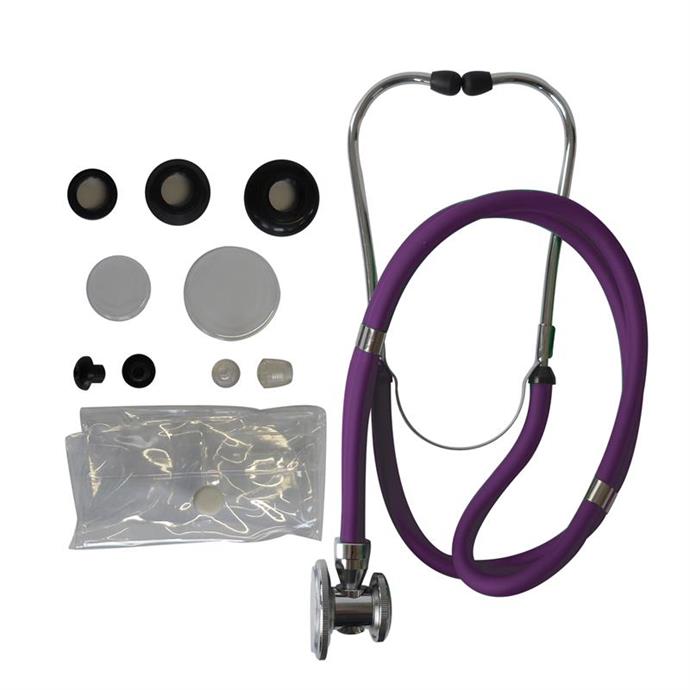 1-Schlauch TIGA PRO + Stethoskop Rappaport violett