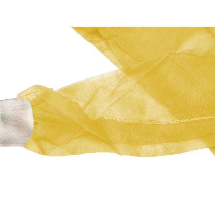 Vlies-/Hygienekittel Easy mit Trikotbündchen, ca. 24 g/m2, Pack à 10 Stück