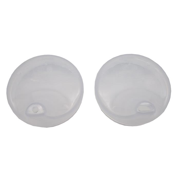 Trinkbecher mit 2 Griffen, 280ml, Doppeldeckel-System für Flüssigkeiten und Brei