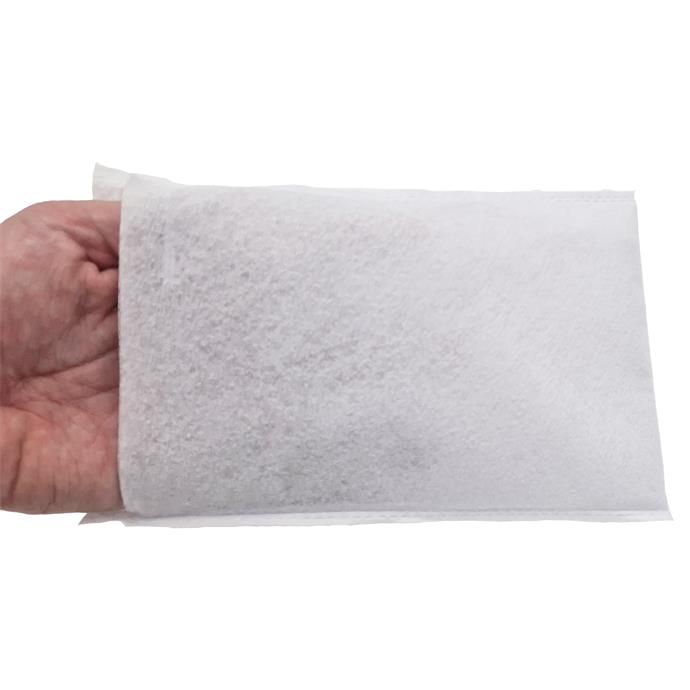 Waschhandschuhe, ultra-soft, Molton, weiß, Pack à 50 Stück