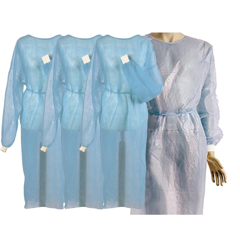 Einmalkittel OP Kittel komplett beschichtet Schutzkittel Vlieskittel CE